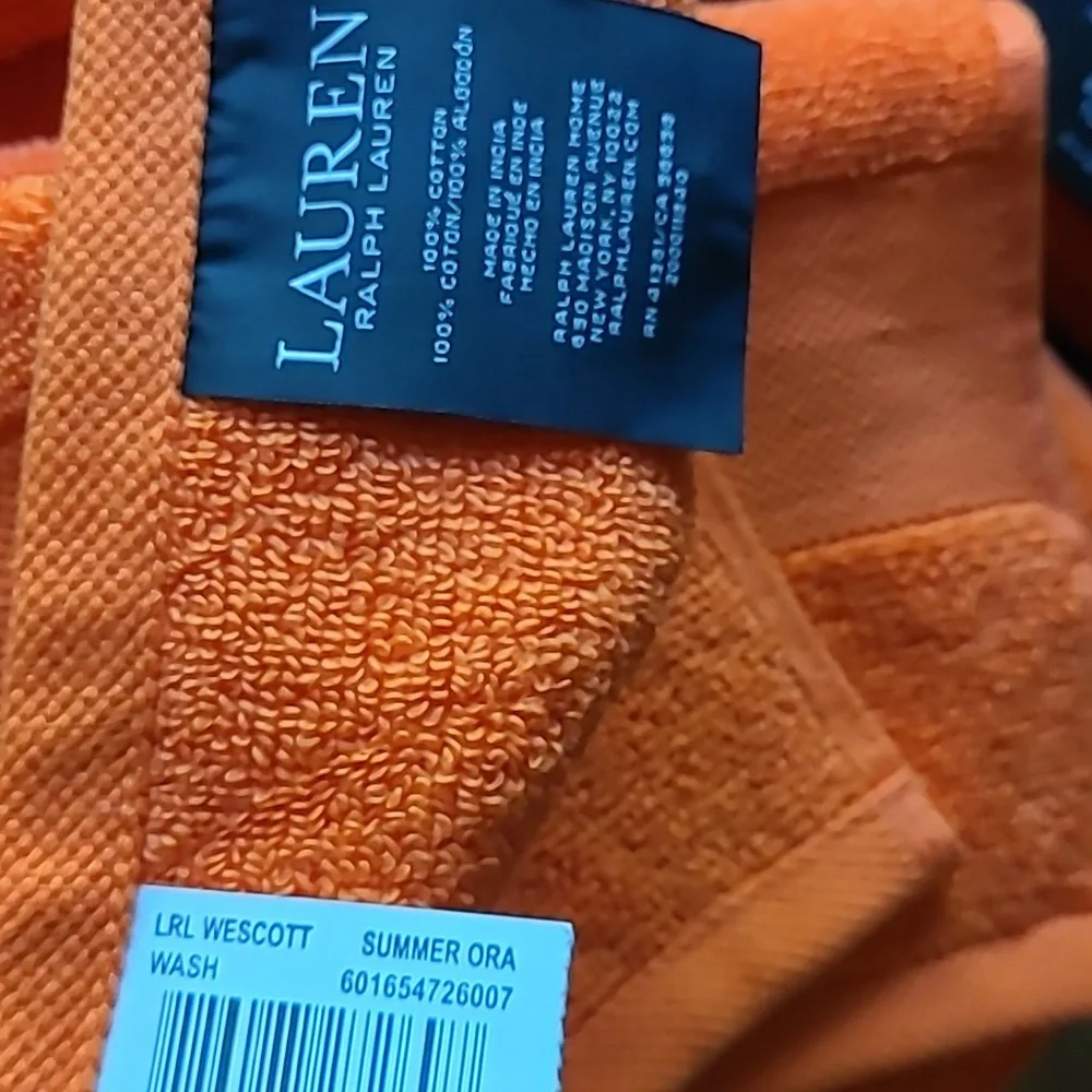 Ralph Lauren luxurious orange